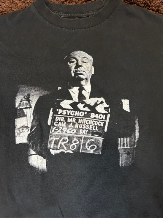 Other - Black Alfred Hitchcock T-Shirt - Classic Men’s Tee